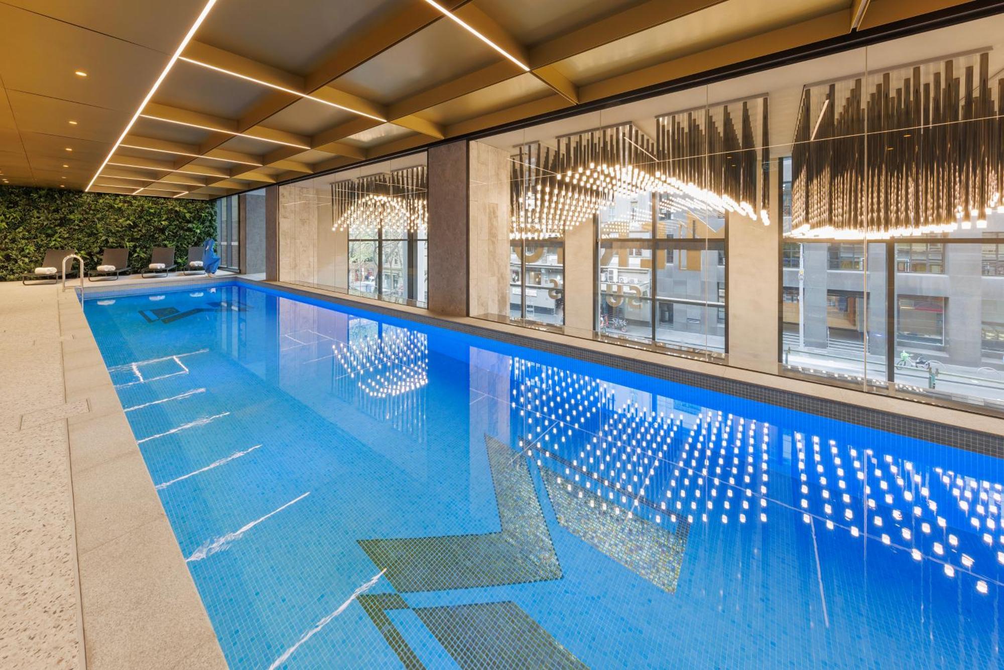 Meriton Suites Melburne Exterior foto The pool at the 2016 Summer Olympics in Rio de Janeiro