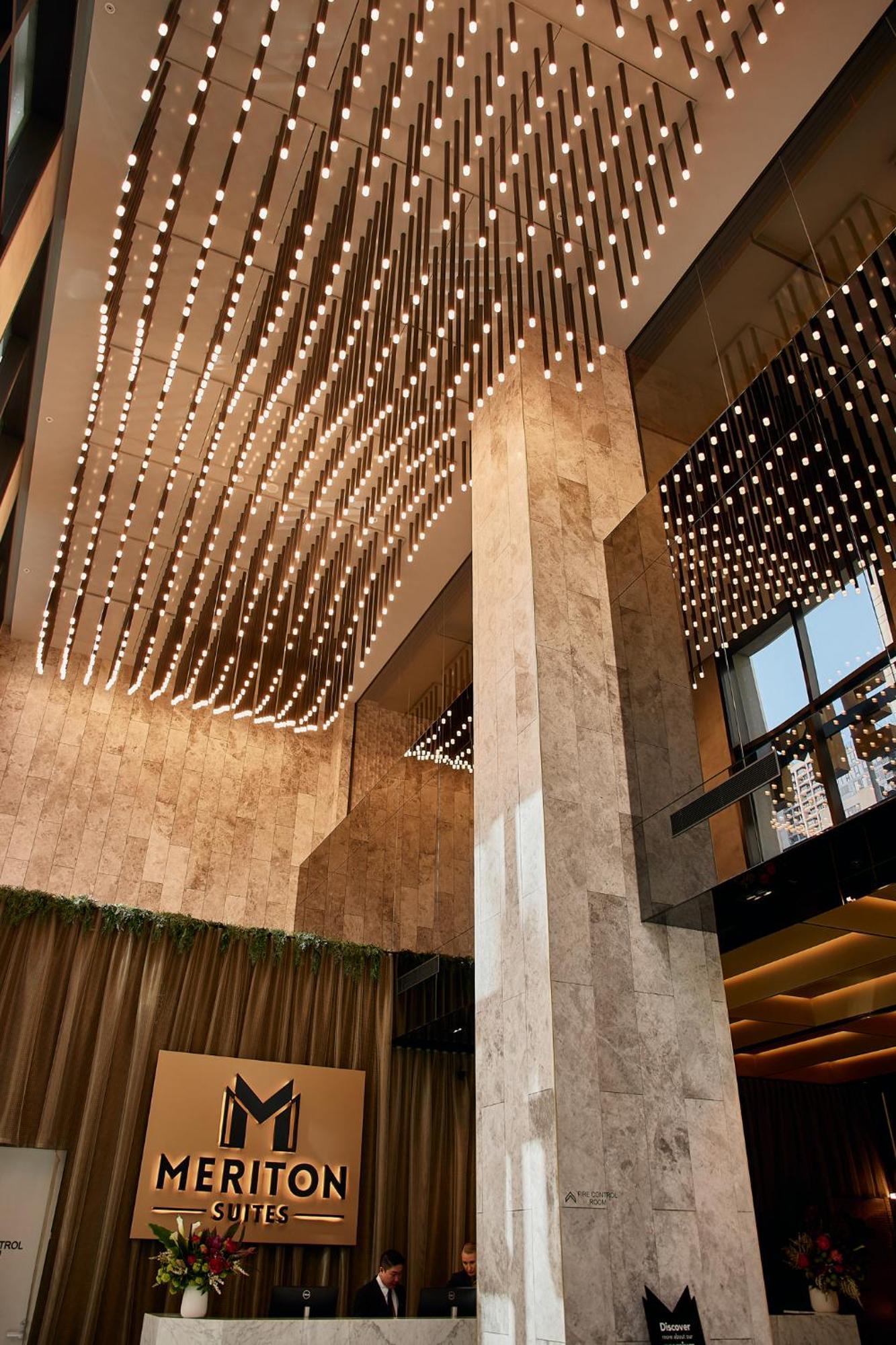 Meriton Suites Melburne Exterior foto The interior of the building